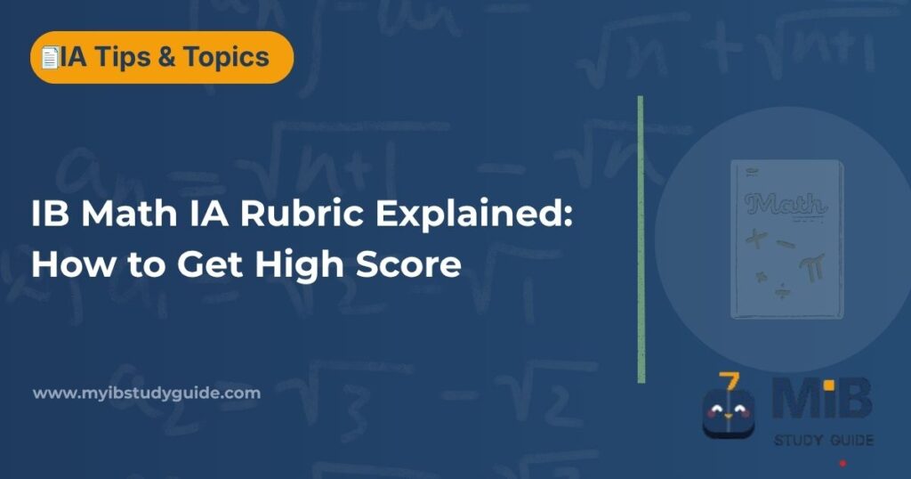 ib math-ia-rubric-explained