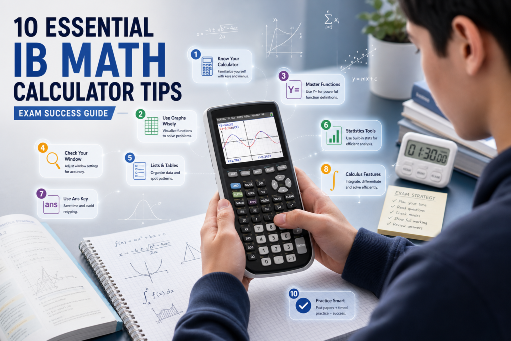 10 essential IB Math calculator tips